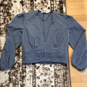 Zara gingham top